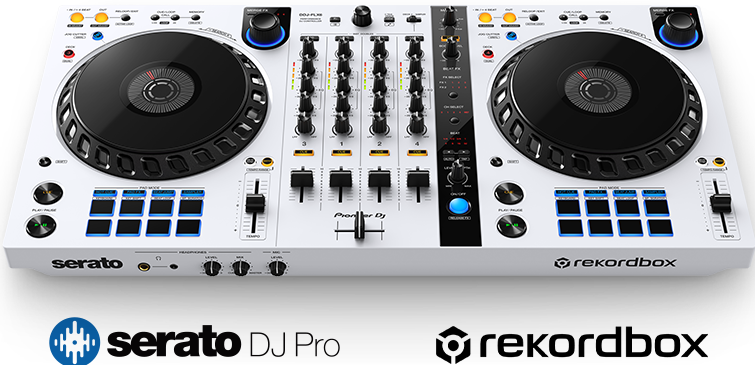 Pioneer DDJ-FLX6-W 4-channel DJ controller for rekordbox and Serato DJ Pro